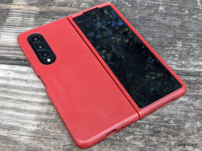 Full back-view of the Incipio Grip for Samsung Galaxy Z Fold3