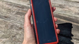 Front of Incipio Grip for Samsung Galaxy Z Fold3.