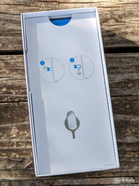 Google Pixel 5a included reset pin.