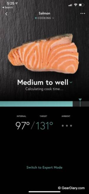 Yummly Smart Thermometer app