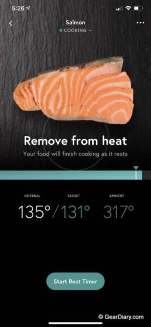 Yummly Smart Thermometer app