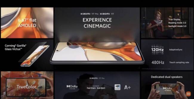 Cinemagic experience on the Xiaomi 11T Series