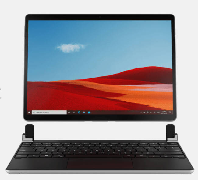Brydge SP+ Wireless Keyboard with Touchpad for Surface Pro 8 and Brydge Stone Pro TB4 Universal
