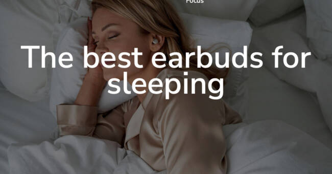 QuietOn 3 sleep earbuds are the best earbuds for sleeping. 
