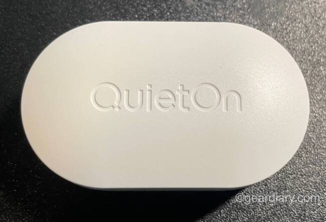 QuietOn 3 sleep earbuds case.