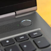 Power button on the Lenovo ThinkBook 16p Gen 2.
