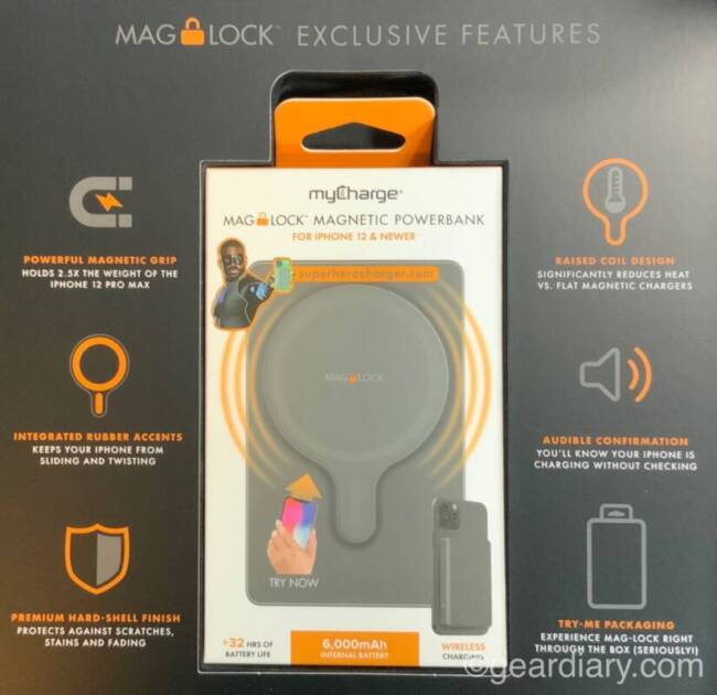 Exclusive features of the myCharge MAG-LOCK MagSafe Powerbank.