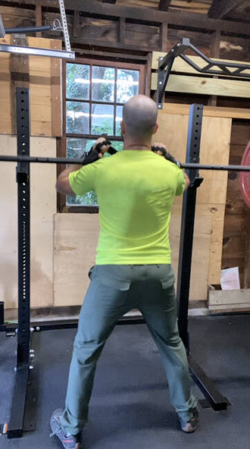 Man exercising while wearing Coalatree Trailhead Pants.