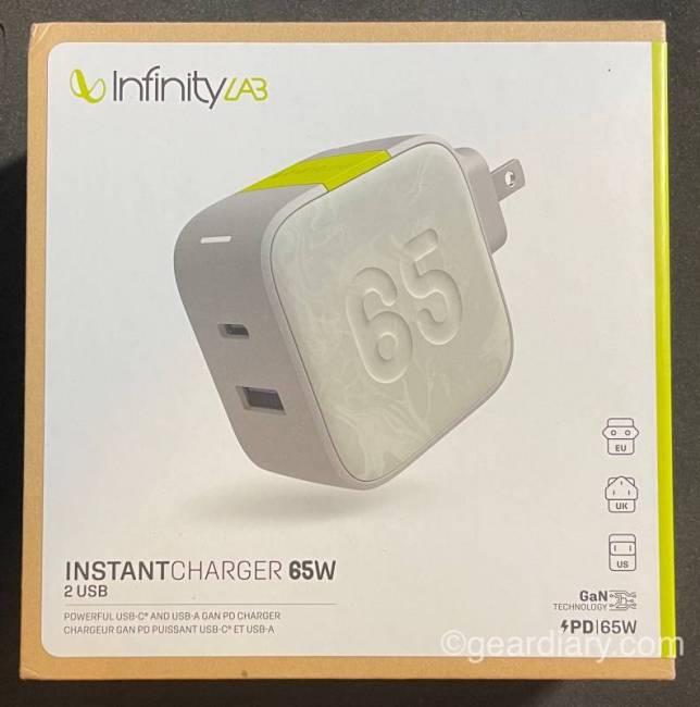 Infinity Lab InstantCharger 65W 2 USB in retail box