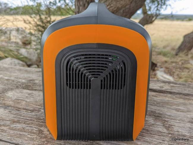 Left side of the 1100W OUPES Portable Power Station
