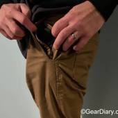 Side pocket on the LIVSN Flex Canvas Pants
