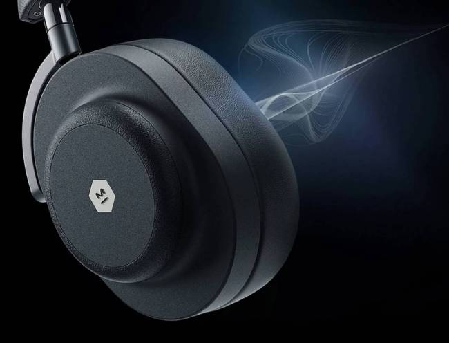 side view of the Master & Dynamic MG20 Wireless Gaming Headphones