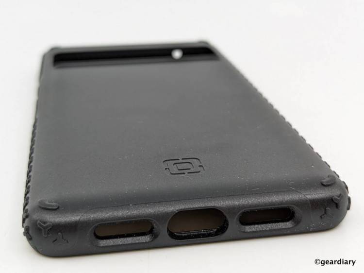 The bottom of the Incipio Grip for Google Pixel 6 series