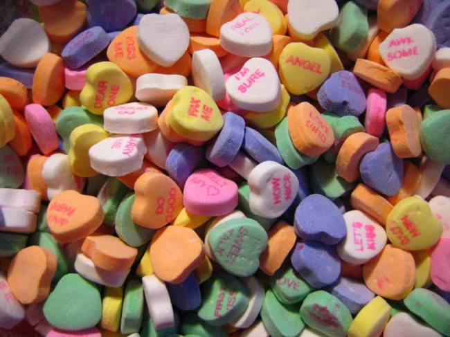 Photo of conversation hearts for the 2022 Valentine's Day Gift Guide
