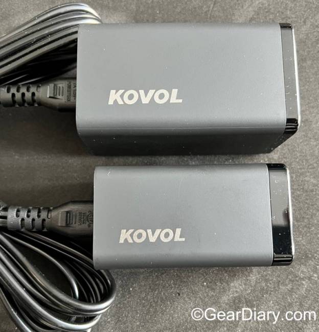 KOVOL Sprint 120W and 65W 4-Port PD GaN Desktop Chargers
