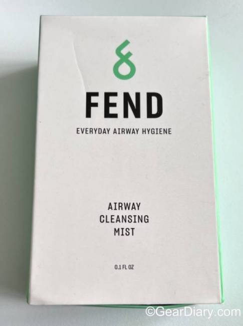 FEND Airway Cleansing Mist retail packaging