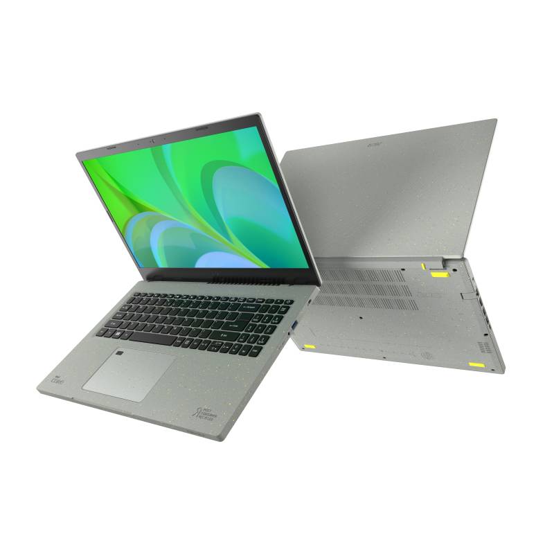 The front and back of the Acer Aspire Vero Notebook