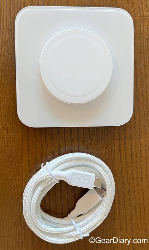 Nomad Base One MagSafe Charger in white