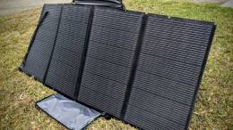 EcoFlow 400W Solar Panel set up