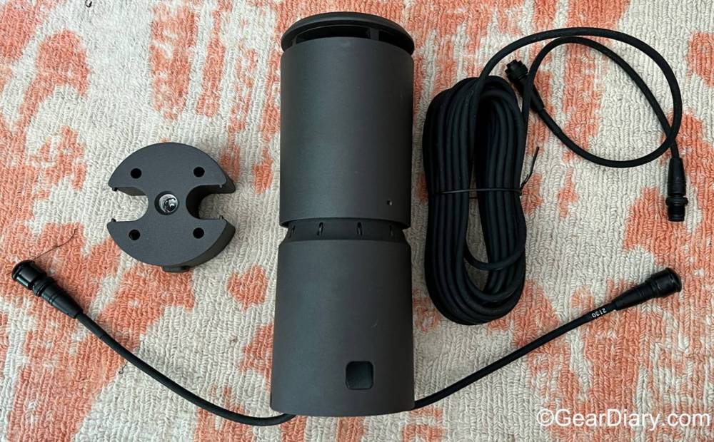 Parts included with the Thermacell LIV Smart Mosquito Repellent System repeller