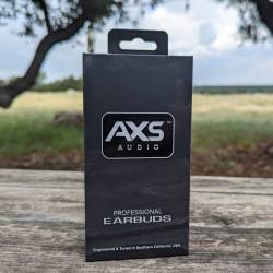 AXS Audio Professional Earbuds retail packaging
