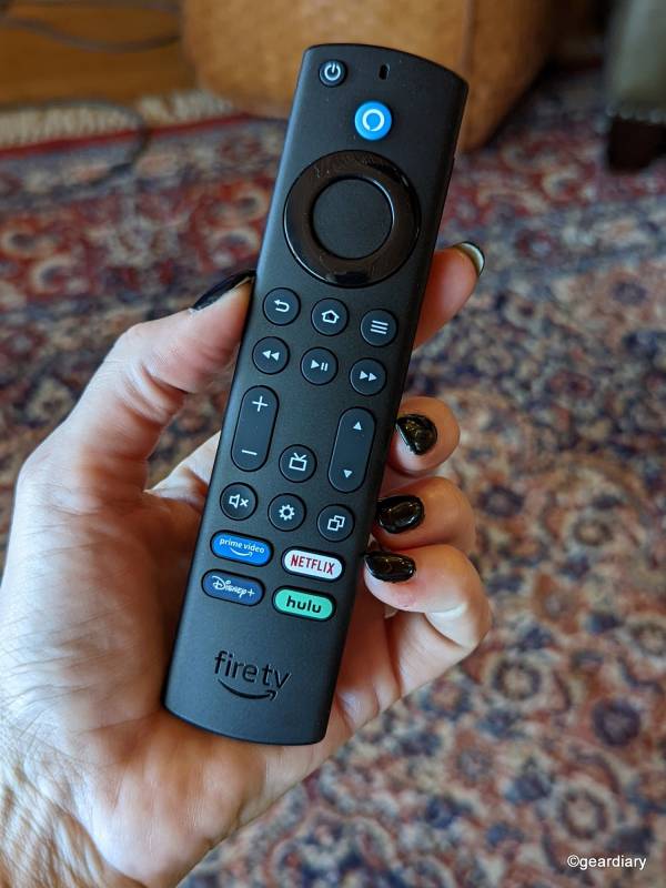 The Amazon Fire TV Omni Series remote control