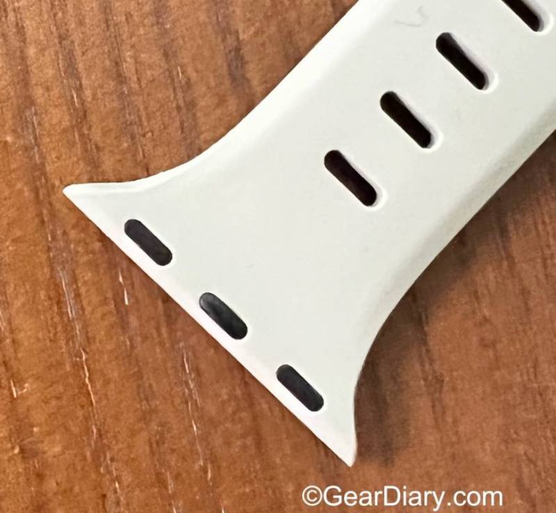 The connector side of the Sport Slim Band for Apple Watch