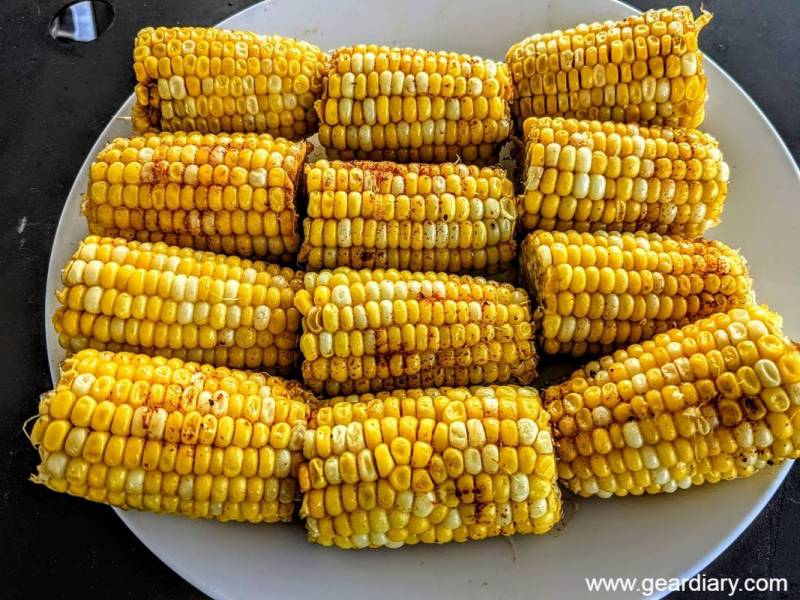 Corn cooked on the ZGrills Cruiser 200A