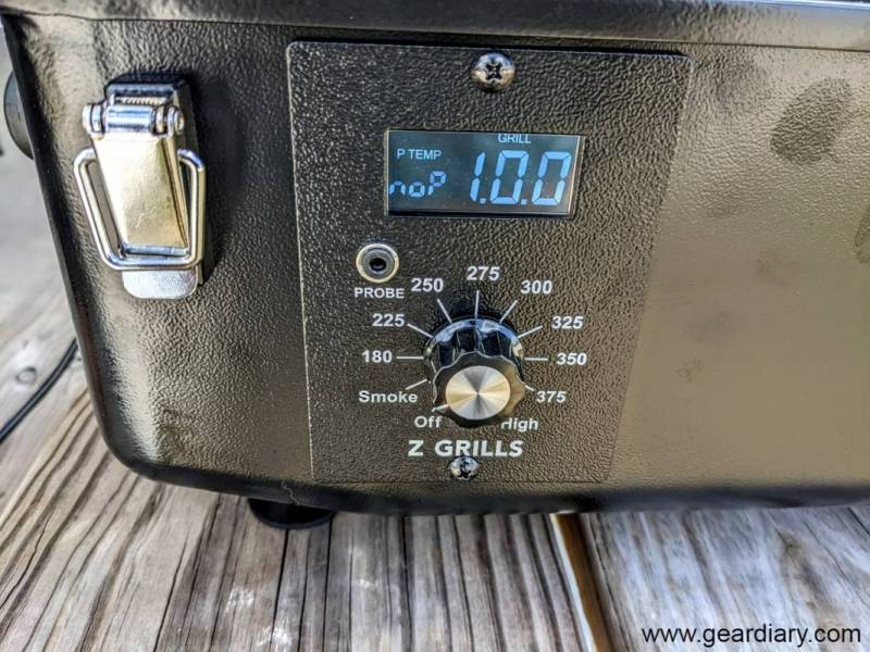 Temperature settings on the ZGrills Cruiser 200A