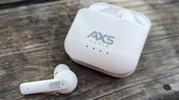 The capacitive area on the AXS Audio Professional Earbuds stem