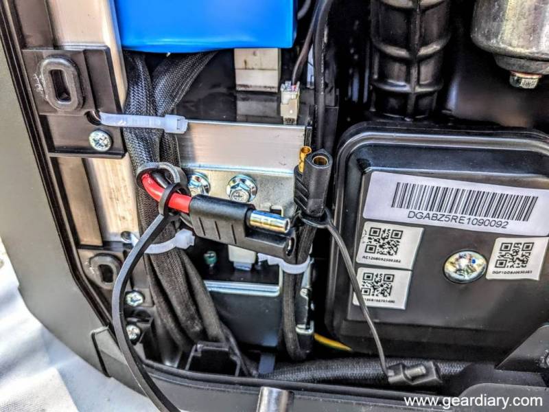 Connecting the EcoFlow Smart Generator to the battery