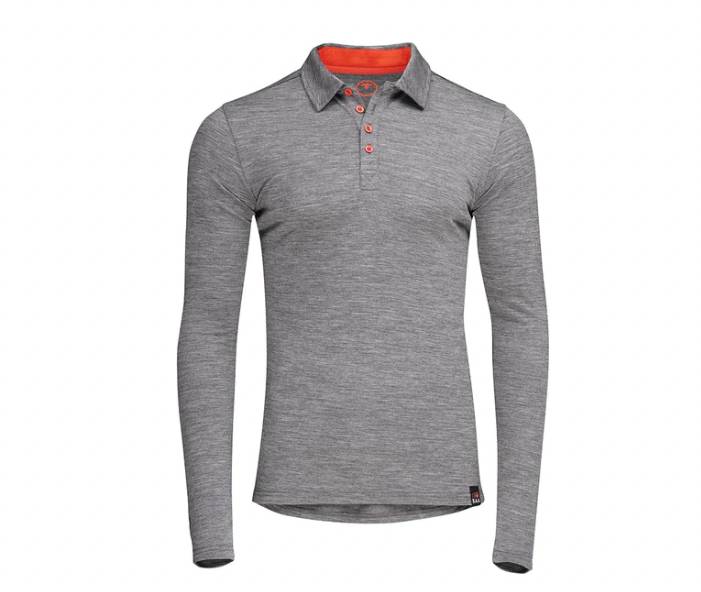 Isobaa Mens Merino 200 Long Sleeve Polo Shirt Review: A Versatile Layer That's Nice Enough for the Office