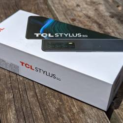 TCL Stylus 5G in retail box