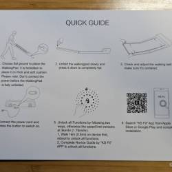 WalkingPad A1 Pro quick start guide