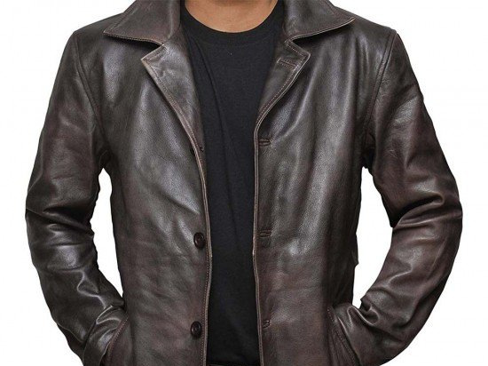Angel Jackets Distressed Dark Brown Mens Leather Car Coat Review: One More Reason to Look forward to Fall Weather