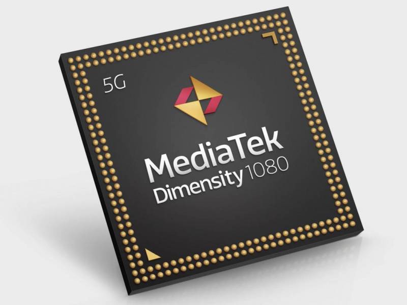 Stock photo of the MediaTek Dimensity 1080