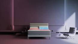 A bedroom with a king size FlexTop Sleep Number Climate360 Smart Bed