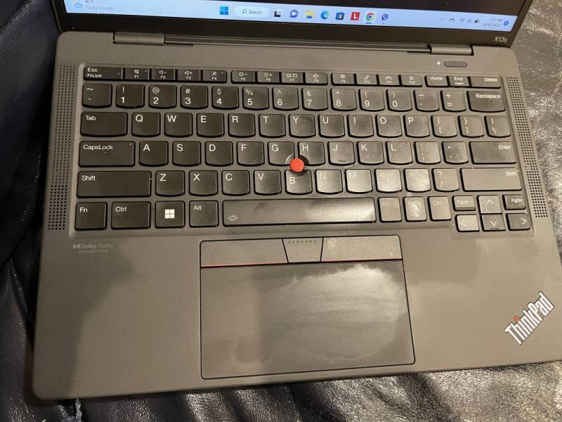 The keyboard on the Lenovo ThinkPad X13s