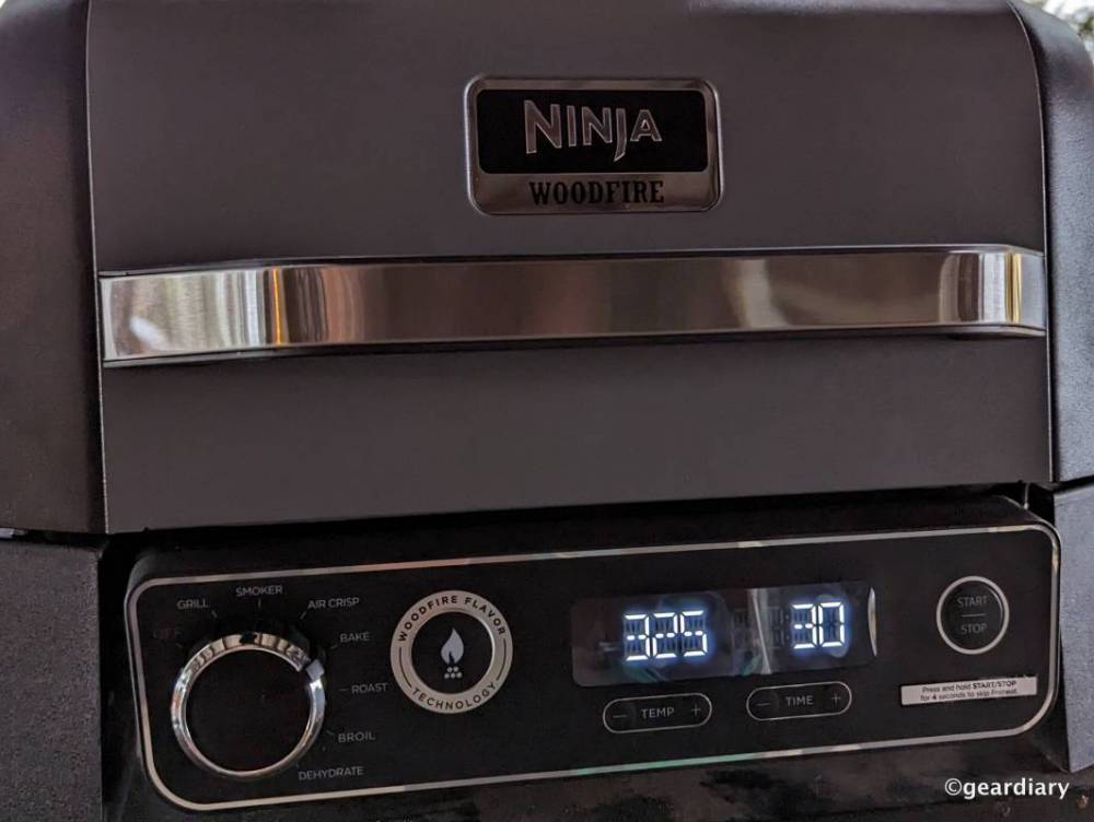The bake mode on the Ninja Woodfire Outdoor Grill
