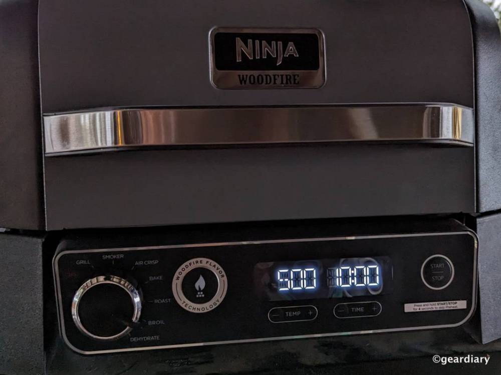 Broil mode on the Ninja Woodfire Outdoor Grill