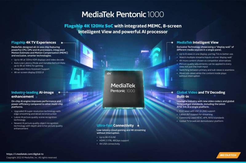 MediaTek Summit: Pentonic 1000, Kompanio 520, and T800 Chipsets Will Make Your Devices Faster and Smarter