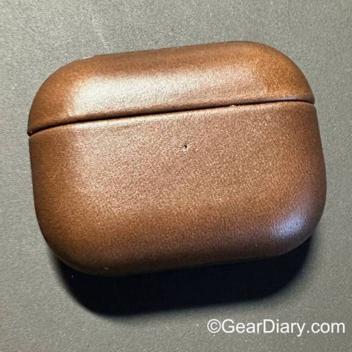 The Nomad Modern Leather Case for 2nd Gen AirPods