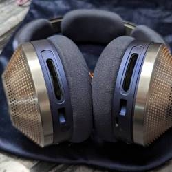 The front edge of the Dyson Zone headphones