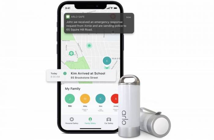 Arlo Safe and the app.open on an iPhone