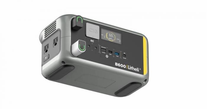 Stock photo of the Litheli B600 Portable Power Station