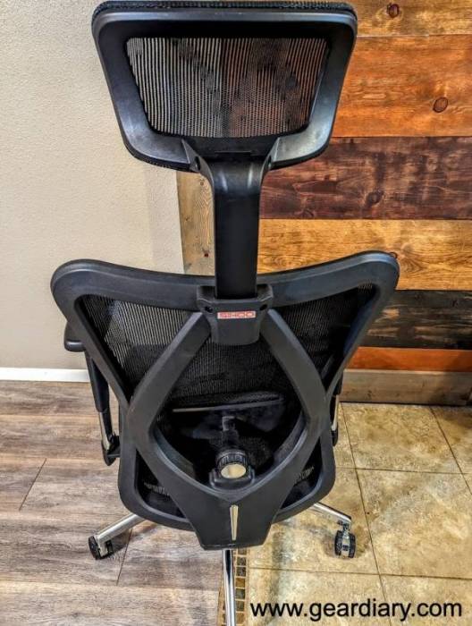 Rear view of the Sihoo M57 Office Chair