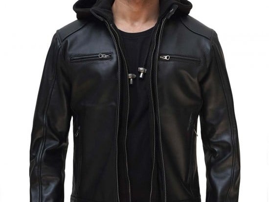 Angel Jackets Dodge Review: A Stylish Leather Bomber with a Removeable Hood