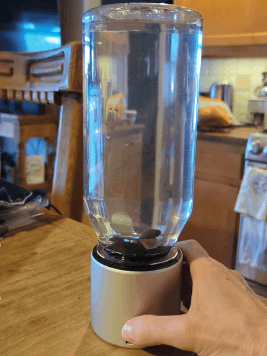 A gif of the BlenderJet in action