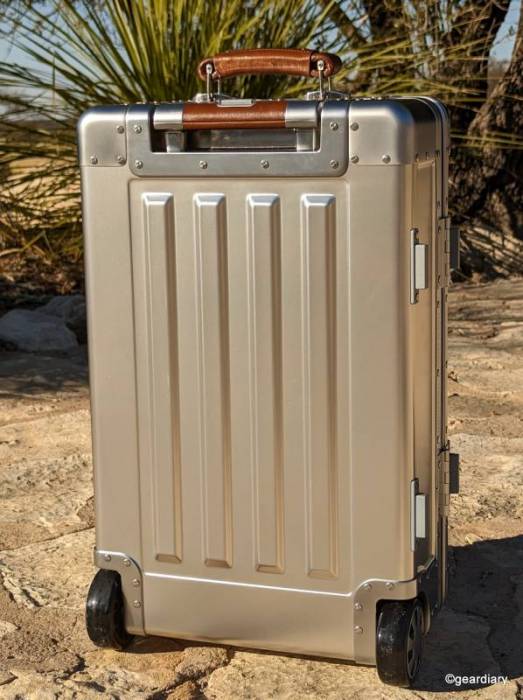 The back of the Sterling Pacific 35L Cabin Travel Case