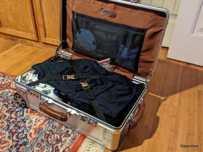 Fully packed Sterling Pacific 35L Cabin Travel Case